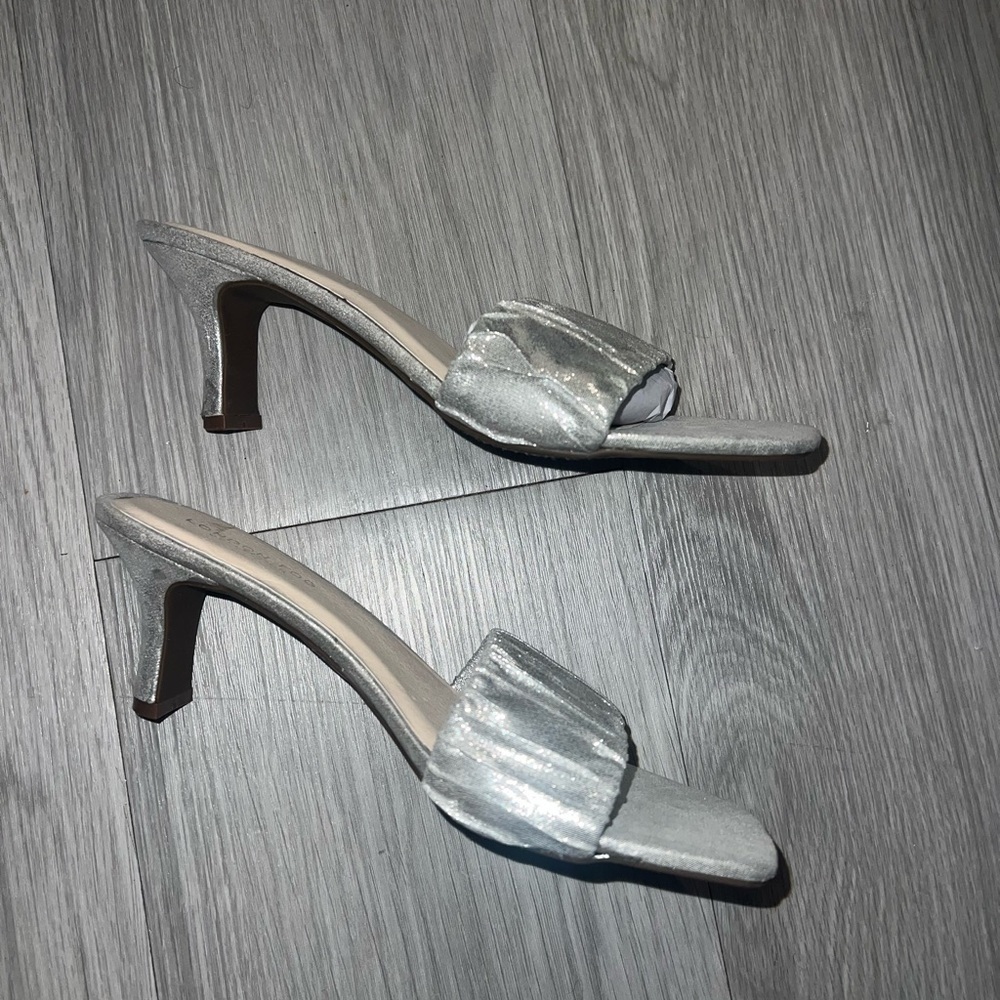 New London Fog Womens Leana Dress Sandal Womens comfort Heeled Sandals - Picture 3 of 4